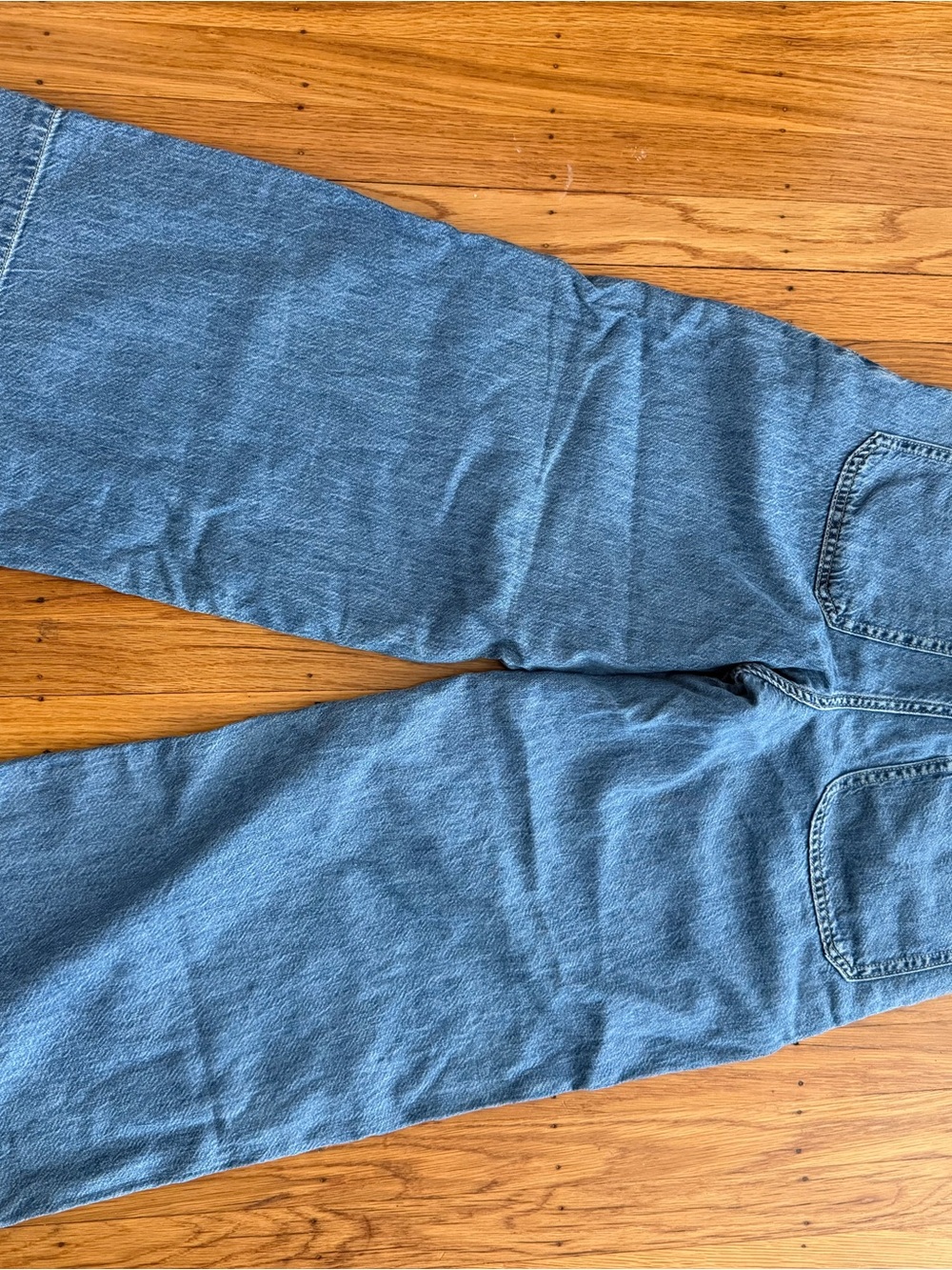 GAP Mid Rise Pleated ULTRASOFT Wide-Leg Drawstring Jeans - Petite S - NWT - Picture 6 of 6